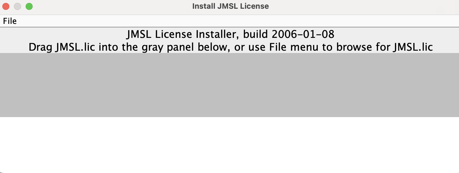 JMSL licence installer