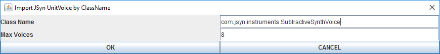 JMSL's UnitVoice import dialog