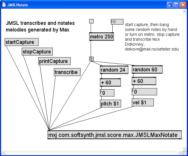 JMSLNotate by Nick Didkovsky