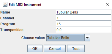 JMSL's MIDI Instrument Editor